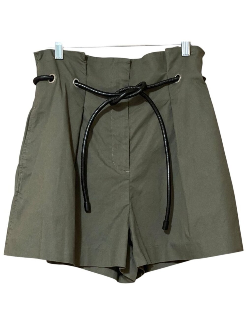 SOLD! DO NOT BUY!! 3.1 Phillip Lim Origami Army Green Shorts 10 NWT Belted